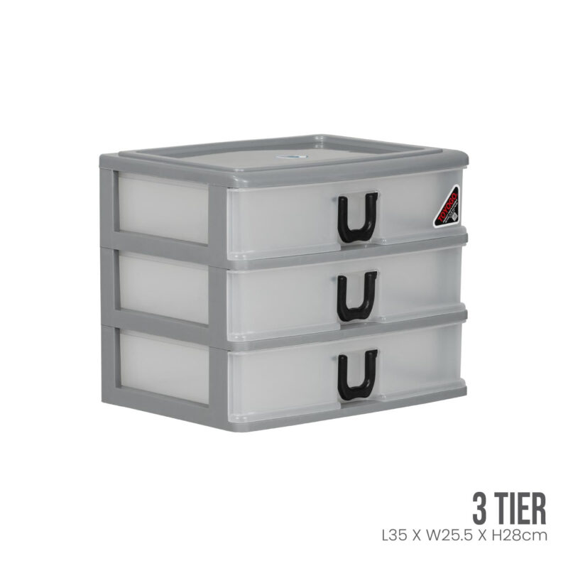 3TIER COLLEGE A4 DRAWER (407-3) - Image 2
