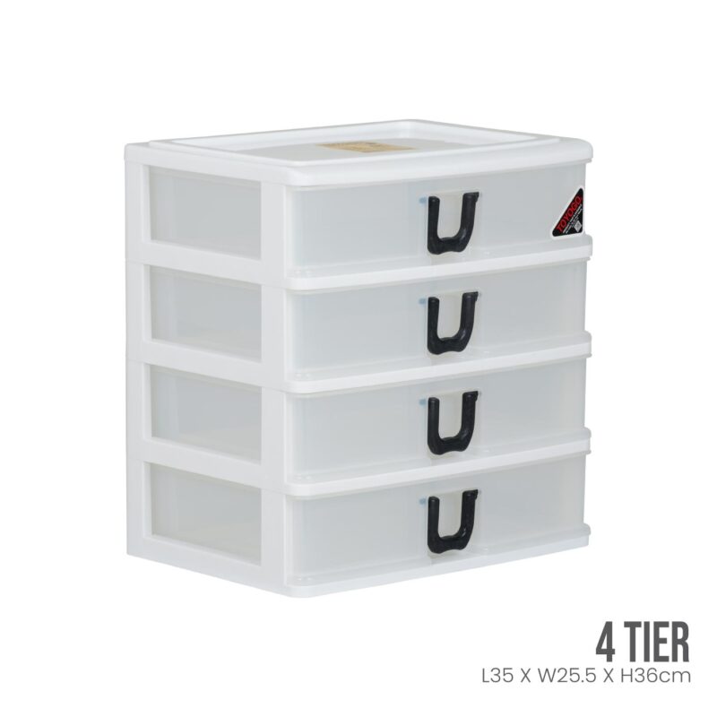 4 TIER COLLEGE A4 DRAWER (407-4) - Image 2
