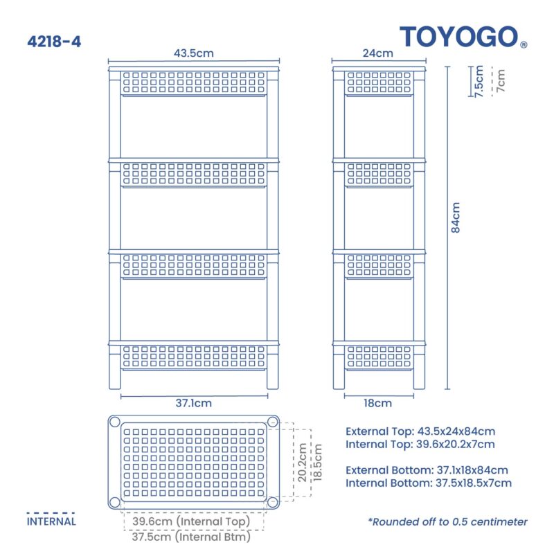 4 LAYER RACK (4218-4) - Image 4