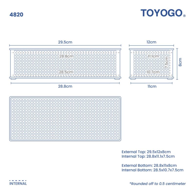 STACKABLE SLIM TRAY W/DIVIDER (4820) - Image 5