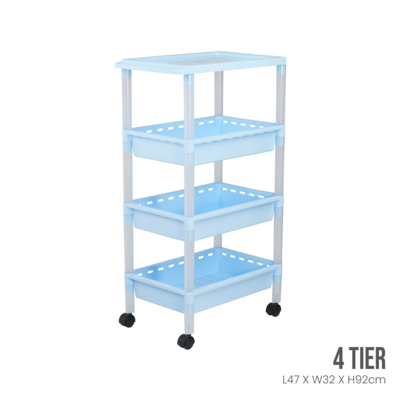 4TIER TIM SUM TROLLEY (885-4) - Image 2