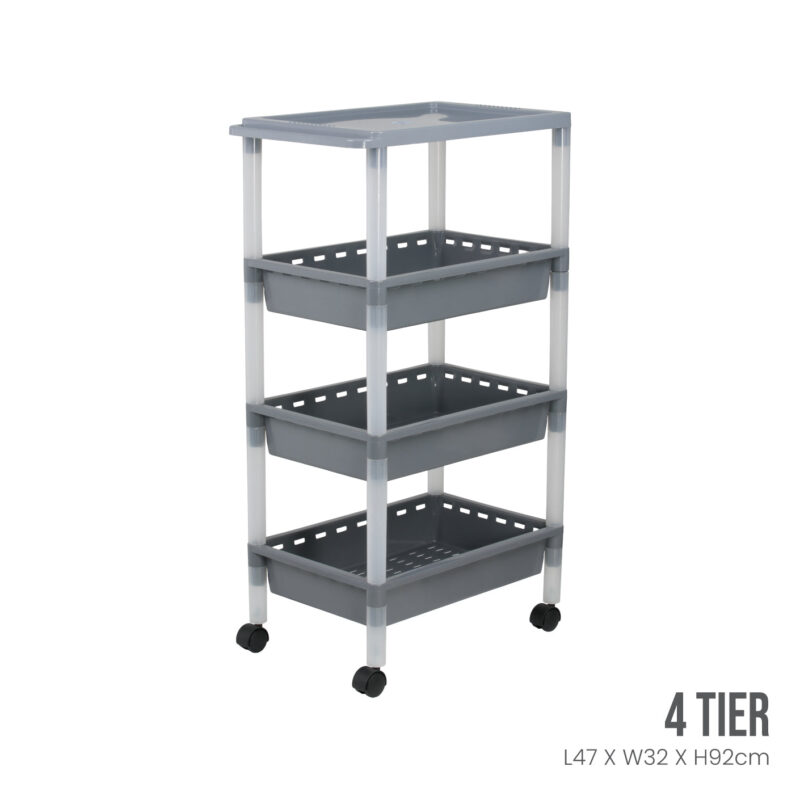 4TIER TIM SUM TROLLEY (885-4) - Image 4