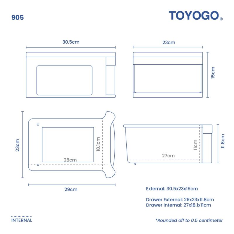 FUJI SINGLE DRAWER BOX (905-1) - Image 5